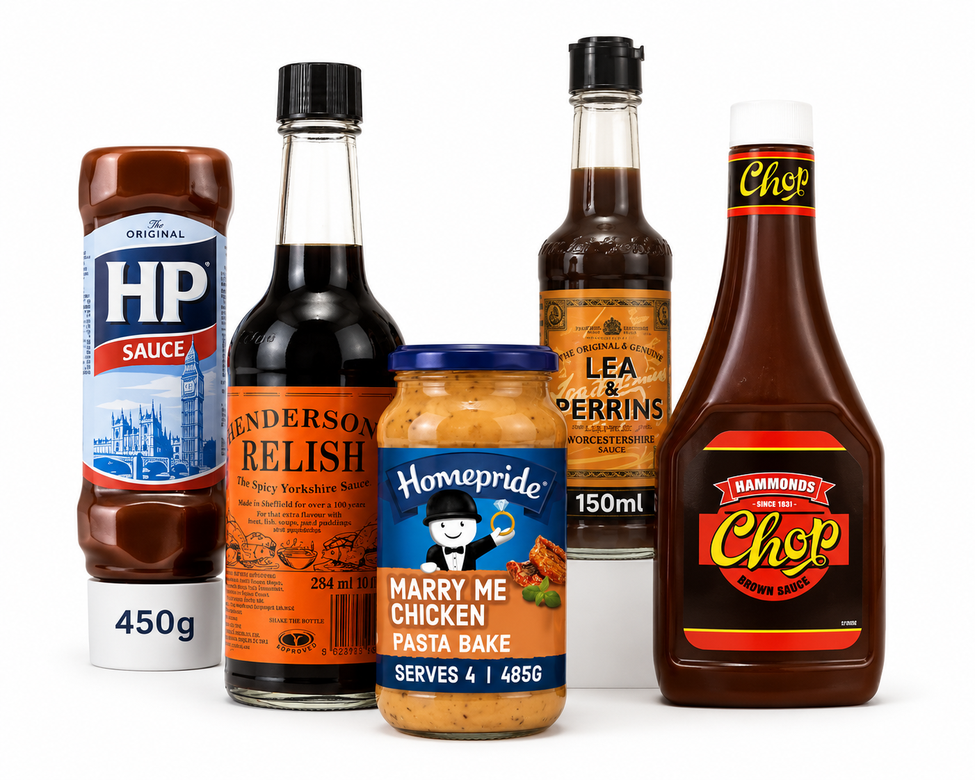The Saucy 5 – British Condiments Hamper